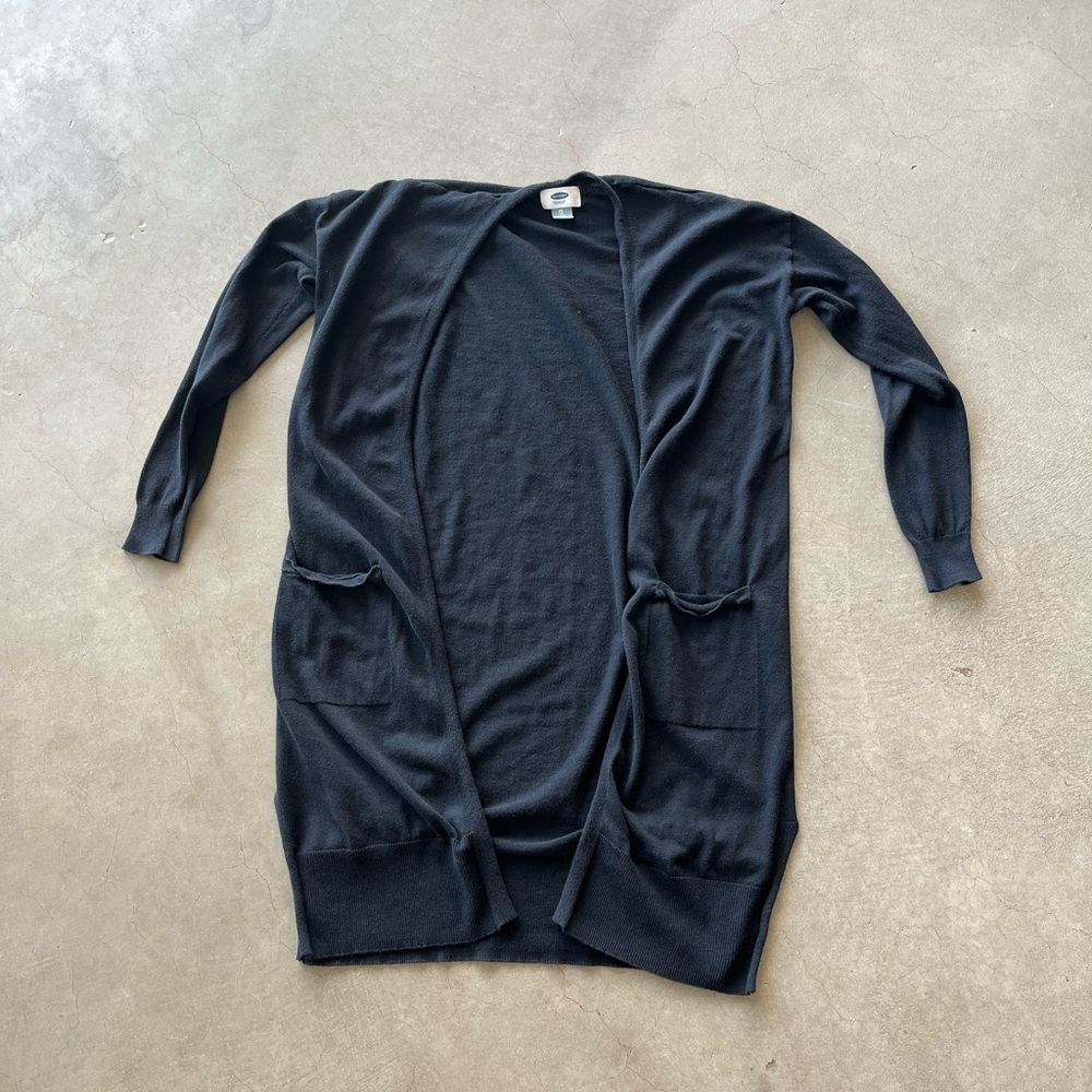 Old Navy black long Cardigan